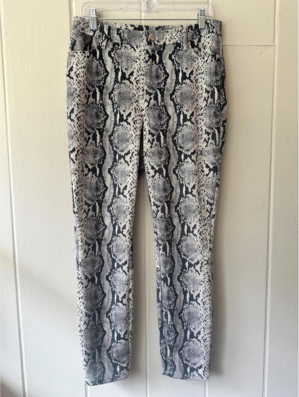 Sunset + Spring Bloomingdale’s Snakeskin Print Pant Size Large